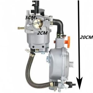 Kit de Carburador Manual de Alto Rendimiento de Doble Combustible para Generador <span class=keywords><strong>Honda</strong></span> GX390 GX340 188F 190F 4.5KW 5KW 6KW 13HP - Product Image 2