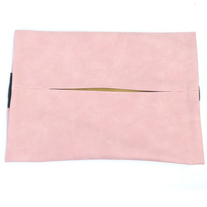 Caja de pañuelos para coche, almacenamiento en el reposabrazos, tela de felpa, consola central, uso dual para coche y hogar - Product Image 4