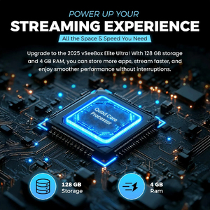 VseeBox Elite Ultra, Receptor de TV Streaming, 4GB 128GB, Android 12, Quad Core Allwinner H618, Reproductor Multimedia 6K, LAN 1000M, WiFi 5G, Bluetooth, Control Remoto - Product Image 6