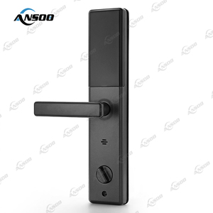 Thương mại tuya Wifi App từ xa kỹ thuật số thông minh ổ khóa <span class=keywords><strong>Keyless</strong></span> nhập nhà căn hộ gỗ khóa cửa thông minh xử lý đám mây lưu trữ dữ liệu - Product Image 5