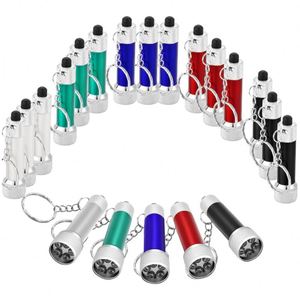 Custom Logo Mini Flashlights Keychain 5 Bulbs LED Keychain for Camping Kids Party Favors - Product Image 1