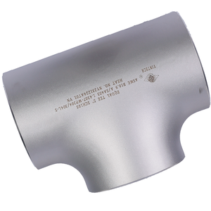 Raccord de tuyauterie en acier inoxydable, té réducteur soudé, surface lisse, ASME B16.9 A/SA403 304/304L 316/316L pour pipeline haute pression - Product Image 2