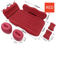 Colchón inflable para coche con bomba para viaje por carretera, cama de aire, asiento trasero de viaje, colchón inflable para coche, para camión, SUV, colchón de aire para acampar