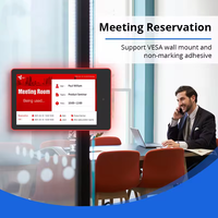 Tablet Pc con luz Led de 8, 10 y 13 pulgadas, montaje en pared, antirrobo, Android 11, pantalla de reserva para sala de reuniones, Tablet Pc para sala de reuniones