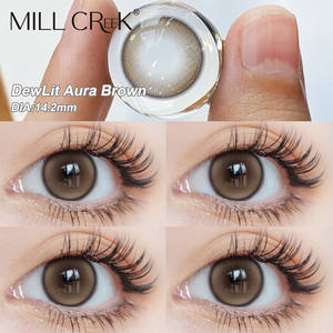 Lenti a Contatto Morbide Marroni Haipurecon, Effetto Naturale, Materiale HEMA, 40% di Contenuto d'Acqua, Colori e Loghi Personalizzati, Vendita all'Ingrosso - Product Image 2