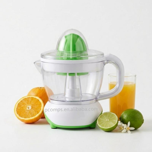 0,7L Transparenter Becher Bidirektionaler Drehbarer Abnehmbarer Elektrischer Entsafter mit 2 Austauschbaren Aufsätzen für Zuhause Küche Zitruspresse - Product Image 1