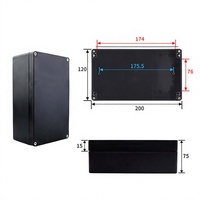 Boîtier de jonction PC étanche IP65 de haute qualité avec couvercle transparent 83*81*56 pour instruments électroniques