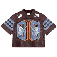Chinesische Fabrik Maßgeschneidertes Cowboys Kurzarm-Mesh-Football-Trikot 2024 2025 Neuer Amerikanischer Stil