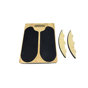 Skyhope-D, nuevo diseño, tablero inclinado de madera plegable, superficie antideslizante, camilla de pantorrilla con inclinación ajustable mejorada Plantar de Aquiles - Product Image 4