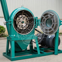 Nouveau broyeur à disques dentés 100-3500 kg/h pour céréales et maïs, machine de traitement des aliments en acier au carbone, haute productivité, moteur à essence