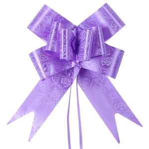 <span class=keywords><strong>Ruban</strong></span> en plastique imprimé avec motif de <span class=keywords><strong>rose</strong></span> <span class=keywords><strong>2022</strong></span>, nœud papillon à tirer pour la décoration de mariage - Product Image 3