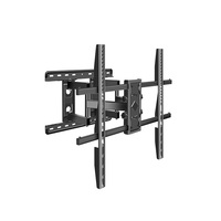 Para la mayoría de las pantallas LED LCD de 55-90 pulgadas, pantalla plana curvada, Monitor de TV de movimiento completo, soporte de rotación de extensión de brazos articulados de montaje en pared