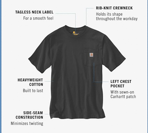 New Men's Casual Loose Fit 220g Jersey Short-Sleeve <b>Pocket</b> <b>T</b>-<b>Shirt</b> 100% Cotton Digital Printing Letter Design Eco-Friendly Quick - Product Image 3