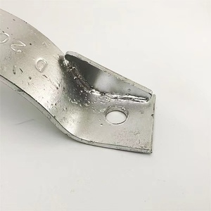 Colliers de serrage en acier inoxydable Tube <span class=keywords><strong>hydraulique</strong></span> Hold Hoop Galvanized Pole Clip/pole pour <span class=keywords><strong>pince</strong></span> en acier béton 7.5m ou 9m - Product Image 3