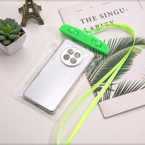 เคสกันน้ำสำหรับโทรศัพท์มือถือแบบกันน้ำสำหรับดำน้ำในน้ำพุร้อนกลางแจ้ง  วัสดุ PVC สำหรับฤดูร้อน เหมาะสำหรับว่ายน้ำ - Product Image 4