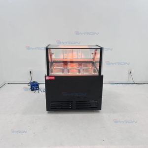 Prix bas Dessus de table Italien Batch Gelato Deep Mini Ice Cream Display Congélateur Case Vitrine Cabinet et Réfrigérateur Comptoir Réfrigérateurs - Product Image 1