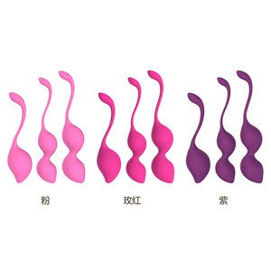 Ensemble de boules de Kegel en silicone pour femmes, entraînement des muscles du plancher pelvien, boules Ben Wa imperméables, exercices de resserrement vaginal pour débutantes - Product Image 4