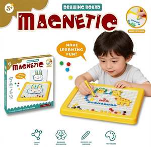 Tableau de dessin magnétique pour enfants |   Jouet de perles d'écriture <span class=keywords><strong>Magpad</strong></span> coloré portable |   Jouets éducatifs de voyage pour les tout-petits - Product Image 1