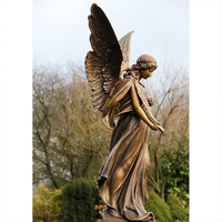 Statue de dame, dans le jardin extérieur, personnalisé, statue d'ange, antique de grande taille, en bronze, sculpture antique