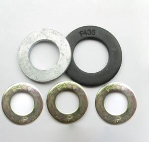 Cao cấp màu vàng kẽm mạ thép carbon nửa inch ASTM <span class=keywords><strong>f436</strong></span> cường độ cao cấu trúc phẳng máy giặt - Product Image 5