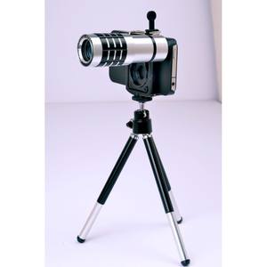 Telescopio para teléfono móvil, cuerpo de aluminio con aumento de 8x, soporte para trípode para uso civil - Product Image 2