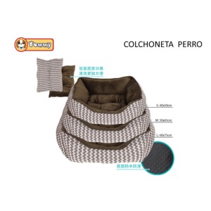 Cuccia per Cani Yommy, Set 3 Pezzi S M L, Base Impermeabile Antiscivolo - Product Image 3