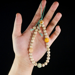 Bodhi Seed Charm Phone <b>Chain</b> Lucky Cat Style Hand Polished Natural Women's Wrist Anti Loss <b>Rope</b> Jewelry - Product Image 3