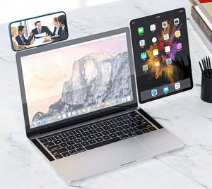 Support magnétique portable pour ordinateur portable et téléphone, support magnétique pour ordinateur portable à double écran, accessoires pour ordinateur portable - Product Image 2