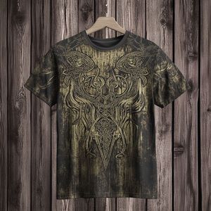 <span class=keywords><strong>Camiseta</strong></span> cómoda e informal con elementos culturales de estilo retro para <span class=keywords><strong>hombre</strong></span> - Product Image 5