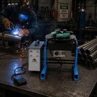 Supercnc Petite table de soudage rotative automatique portable, positionneur de soudage rotatif