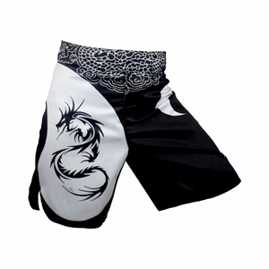 Pantalones Cortos de MMA con Logotipo Personalizado, Ligeros, Transpirables, de Poliéster, para Entrenamiento de Boxeo, para Adultos, para Todas las Temporadas - Product Image 2