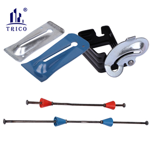 Attaches pour coffrage en contreplaqué de béton, extrémité longue, extrémité courte, attache à clip avec cône en plastique - Product Image 4