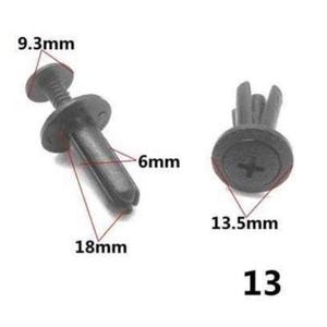 Rivets à pression en nylon plastique à tête ronde - Product Image 1