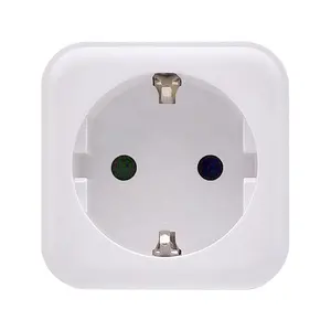 Honyar Europese Smart Home Stopcontact Vierkante Vorm Zigbee Wifi Control 16a 250V Tuya Smart Plug