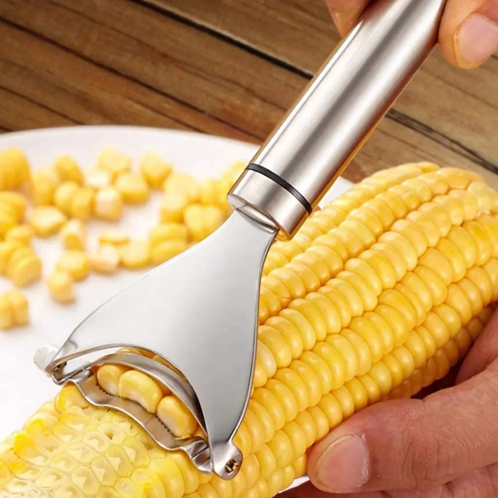 Factory Supply Directly High Quality Stainless steel 430 Magic Corn stripper for corn on the cob remover tool Corn Peeler