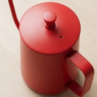 Petite bouilloire à café à bec col de cygne, 12oz/350ml, bec verseur long et étroit, en acier inoxydable, pour café et thé