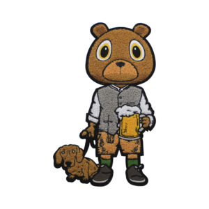 Personnalisé Chenille Lettre Broderie Patchs Fer Sur Chenille Étui de téléphone Kimonos Avec Chapeau Blanc Fer Sur Appareil - Product Image 6