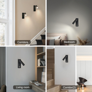 Lampe murale à bras oscillant magnétique de luxe led veilleuses intérieures pour la maison hôtel couloir décoration chambre <span class=keywords><strong>chevet</strong></span> - Product Image 5