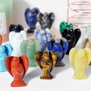 2 pulgadas me abletop ecor emi-precioso tono rystro rafts, cristal cristalino, ngel - Product Image 4