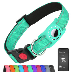 Leichtes, bequemes Hundehalsband- und Leinen-Set aus Polyester mit Buchstabenmuster und atmungsaktivem Sandwich-Futter - Product Image 2