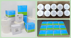 Glänzende Inkjet-Etiketten rolle PLA/PET-Material 102*76mm 415 Etiketten/Rollen für <span class=keywords><strong>Color</strong></span> Works-kompatible Hochglanz drucker versorgung - Product Image 5