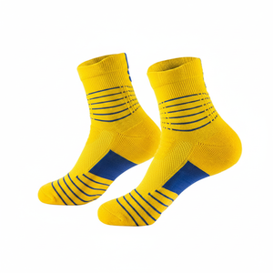 Custom Made Wholesale Sports <b>Socks</b> <b>Soft</b> Quick Dry with Logo on Bottom Latest Design Made in Pakistan - Product Image 2