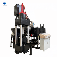 Presse à briquettes de ferraille 100T automatique pour copeaux de métal, acier, aluminium, titane
