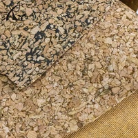 Kulit PU Motif Kayu Alami Beraroma 0.5mm untuk Penutup Kabinet Furnitur, Alas Meja, Dekorasi Rumah