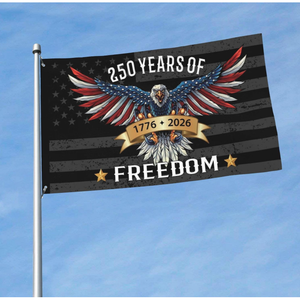 Bandiera Patriottica 1776 2026 Aquila Mullet Merica 3x5 Piedi per Esterni e Interni in Poliestere Resistente Divertente per il 4 Luglio - Product Image 1