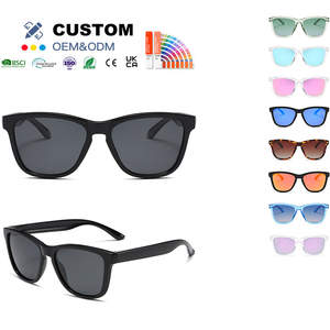 Lunettes de Soleil Polarisées pour Hommes et Femmes Verres Miroir Rétro pour la Conduite et la Pêche Protection UV400 Lunettes de Soleil Carrées Classiques - Product Image 1