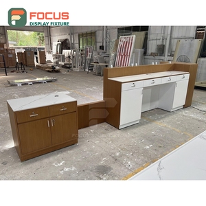 Exhibidor Compacto para Productos de Café, Estructura de Madera Sólida, Exhibidor de Sirope de Café, Exhibidor Comercial para Cafetería - Product Image 1