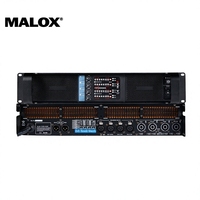 Amplificateur MALOX FP10000Q 10000W avec dissipateur thermique en cuivre, 4x1350W, 4 canaux, stable à 2 ohms, haute puissance, pour enceintes Line Array et subwoofers.