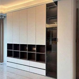 Mueble de Comedor Moderno Personalizable de Madera, Mueble de Dormitorio para Villa, Vitrina de Recepción - Product Image 4