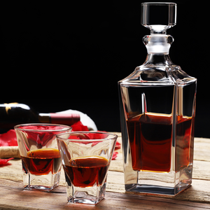 Vintage Transparent Elegant Red Wine Crystal <strong>Glass</strong> Pubg Wine <strong>Decanters</strong> 1l <strong>Cut</strong> Large Wine Bottles - Product Image 5